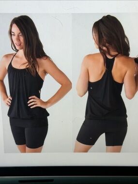 Lululemon No Limits Black Tank Top Sz4